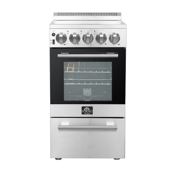 Forno Pallerano 20In. Freestanding Electric Range, 4 elements FFSEL6052-20 - main